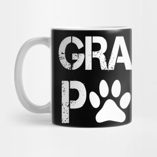 Funny Grand Paw Vintage Dogs Lovers Grandparents Day Gifts Mug